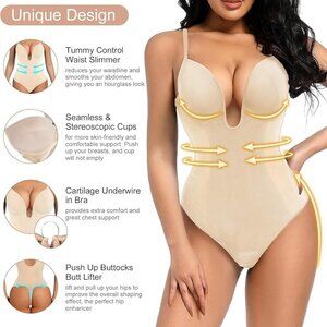 Decorus Women's Low Back Shapewear Tummy Control